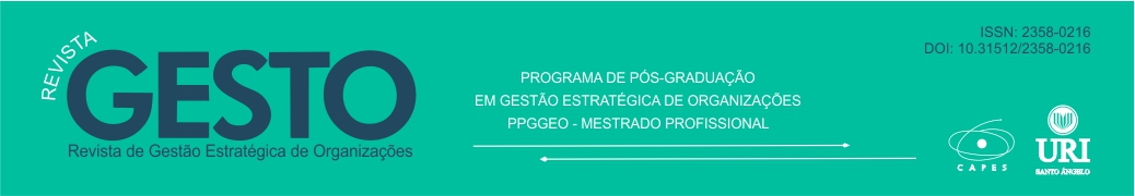 Revista GESTO: Revista de Gestão Estratégica de Organizações